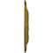 Ekena Millwork Nottingham Ceiling Medallion (Fits Canopies up to 4 5/8"), 18"OD x 3 1/2"ID x 1 1/2"P, Gold CM18NTGLS - alternate 3